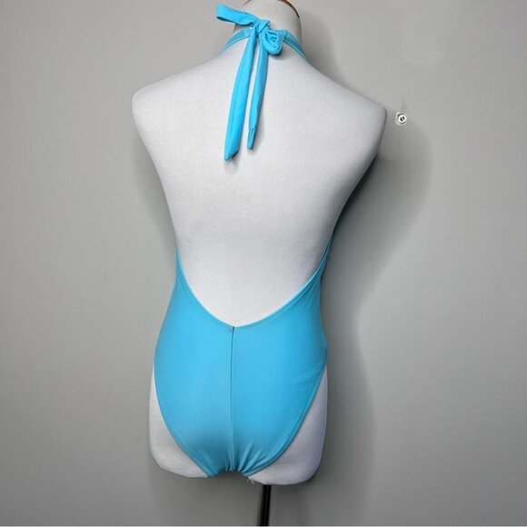 Aerie Light Blue One Piece Swimsuit - Picture 3 of 9